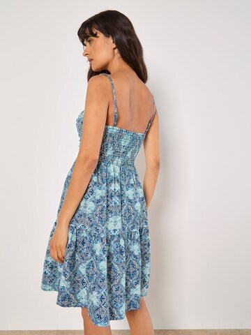 Apricot Jurk in Blauw
