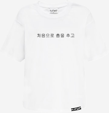 K-popMajica 'Oversize t-shirt' - bijela boja: prednji dio
