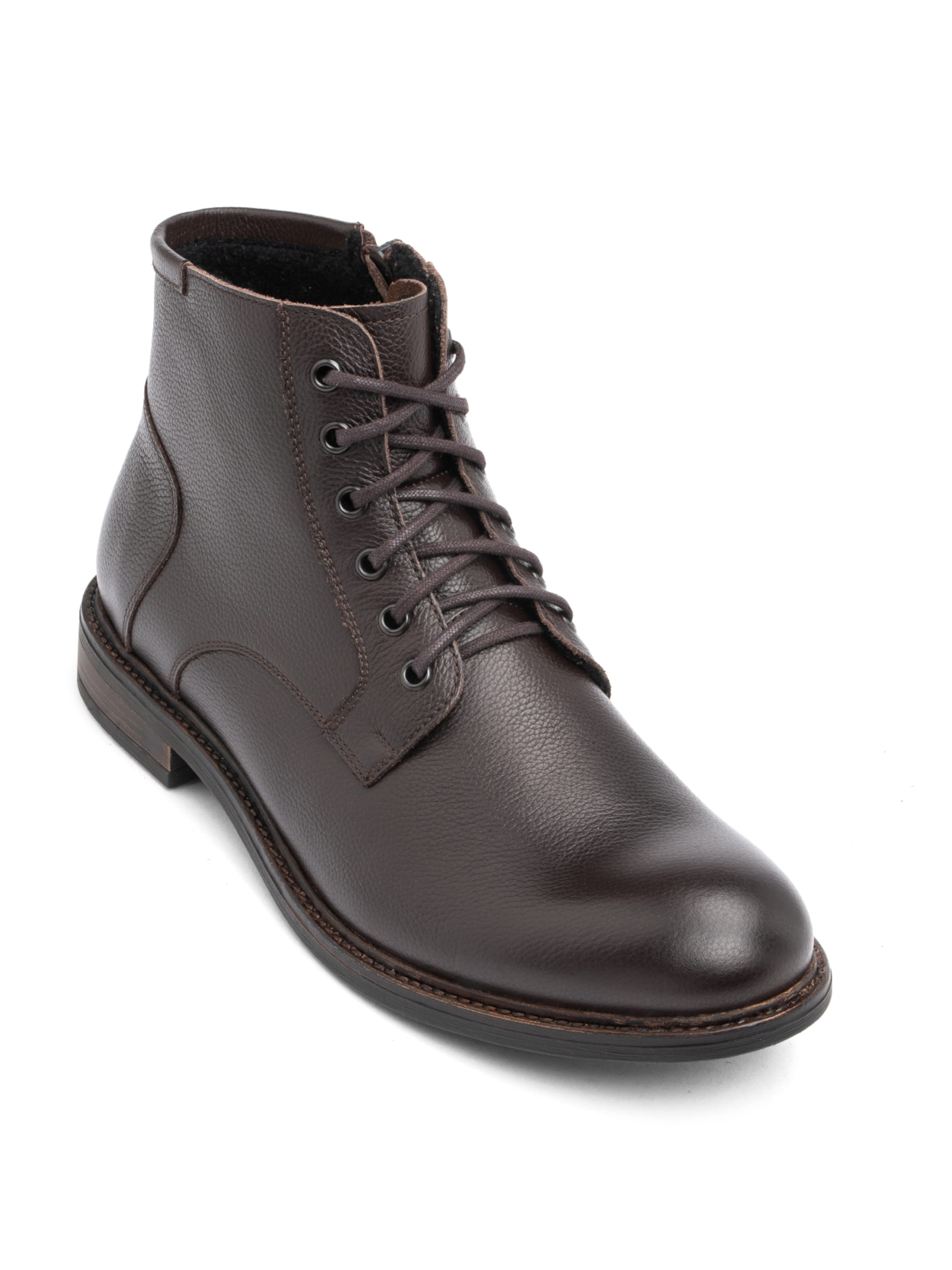 Boots stringati di RYŁKO in marrone