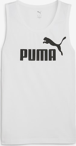 PUMA Athletic Sweatshirt in White: front