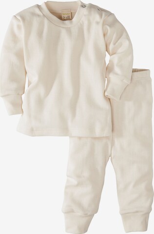 hessnatur Pyjamas i vit: framsida