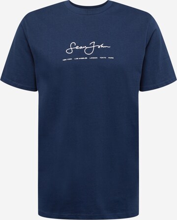 Sean John - Camiseta en azul: frente