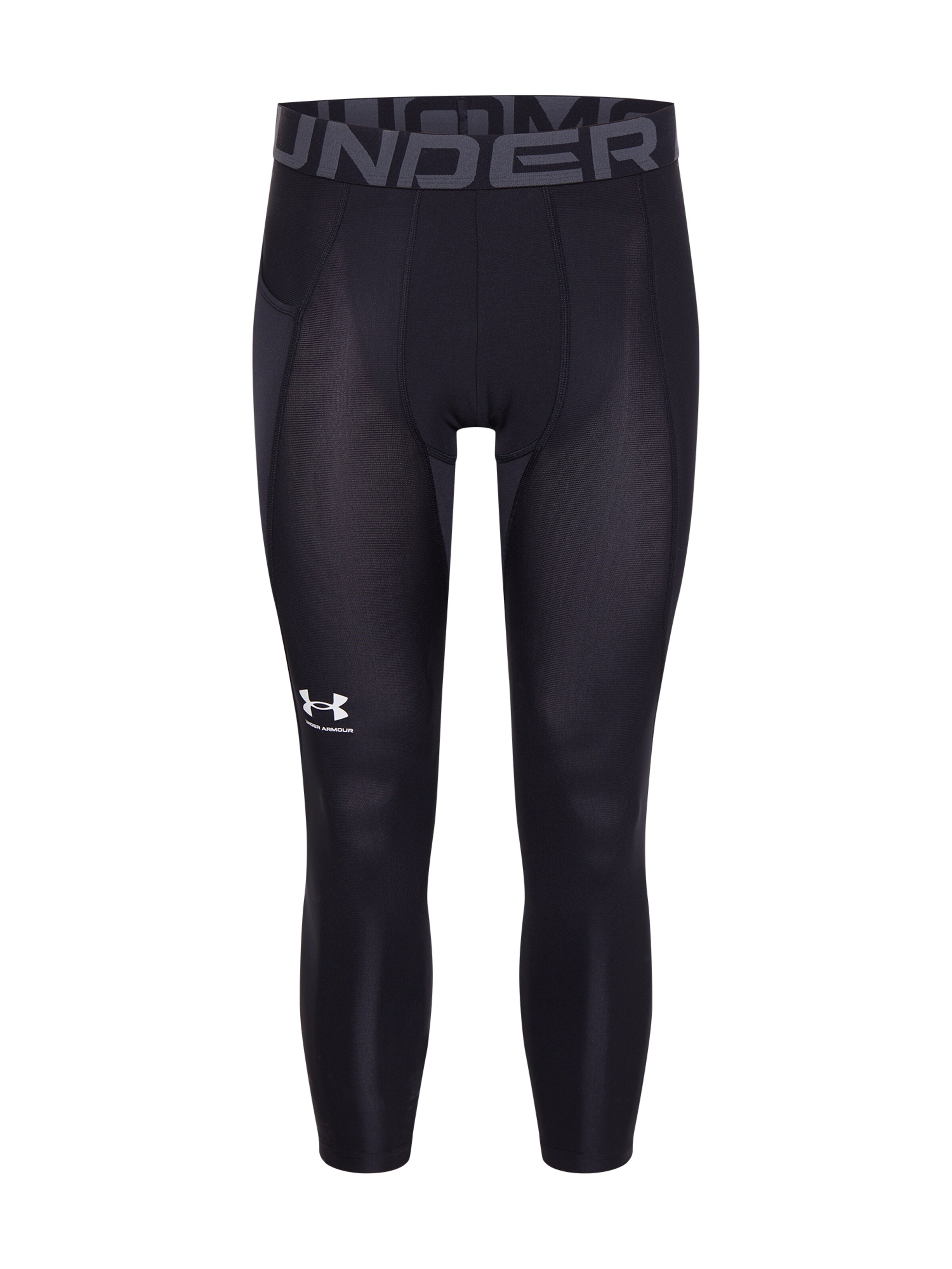 UNDER ARMOUR Skinny Sporthose in Schwarz: Vorderseite
