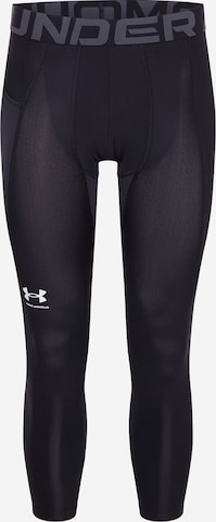 UNDER ARMOUR Workout Pants in Black: front