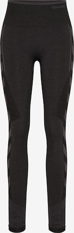 Hummel Skinny Sporthose in Schwarz: predná strana