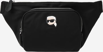 Karl Lagerfeld - Bolsa de cintura em preto: frente