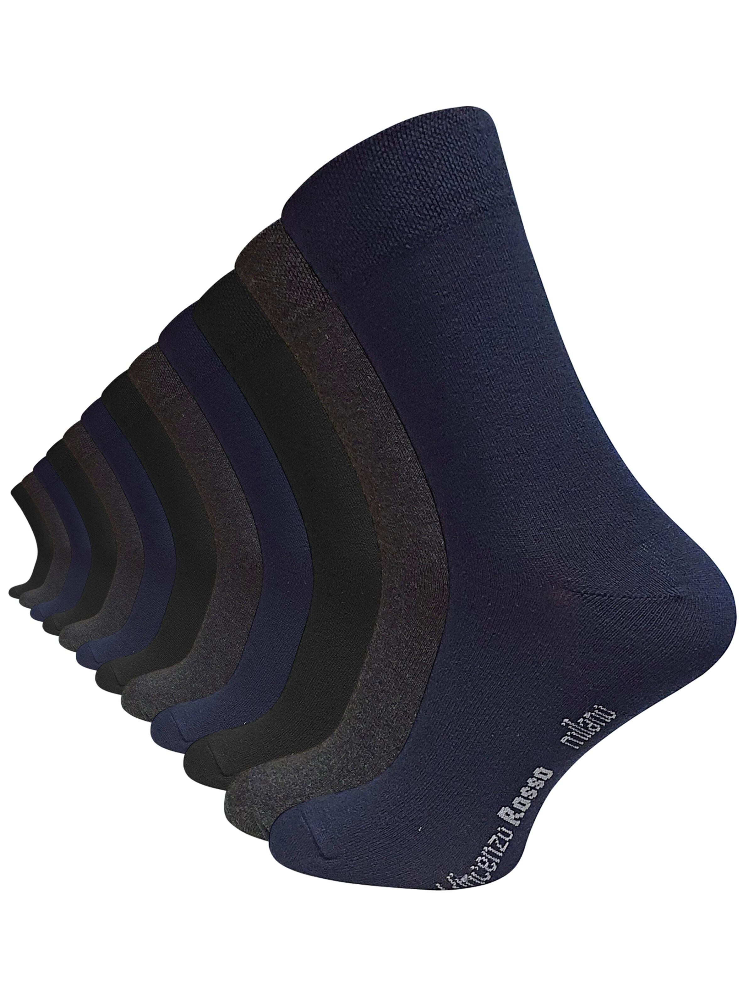 Vincenzo Rosso Socken in Blau: Vorderseite