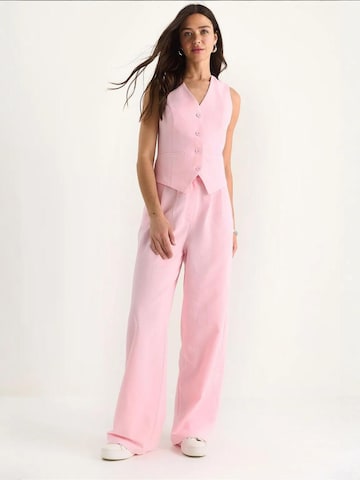 Bianco Lucci Domácí oblečení 'Zweiteiliges Set' – pink: přední strana