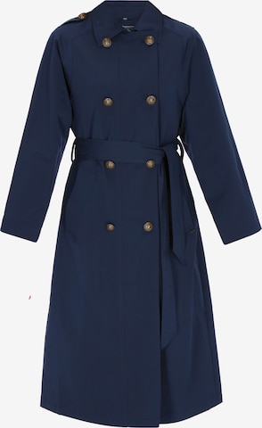 DreiMaster Maritim - Sobretudo meia-estação em azul: frente