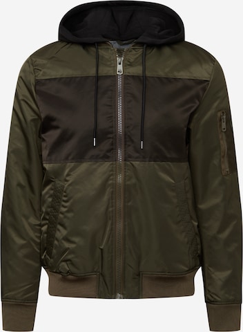 QS Between-Season Jacket in Green: front