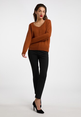 Pull-over faina en marron