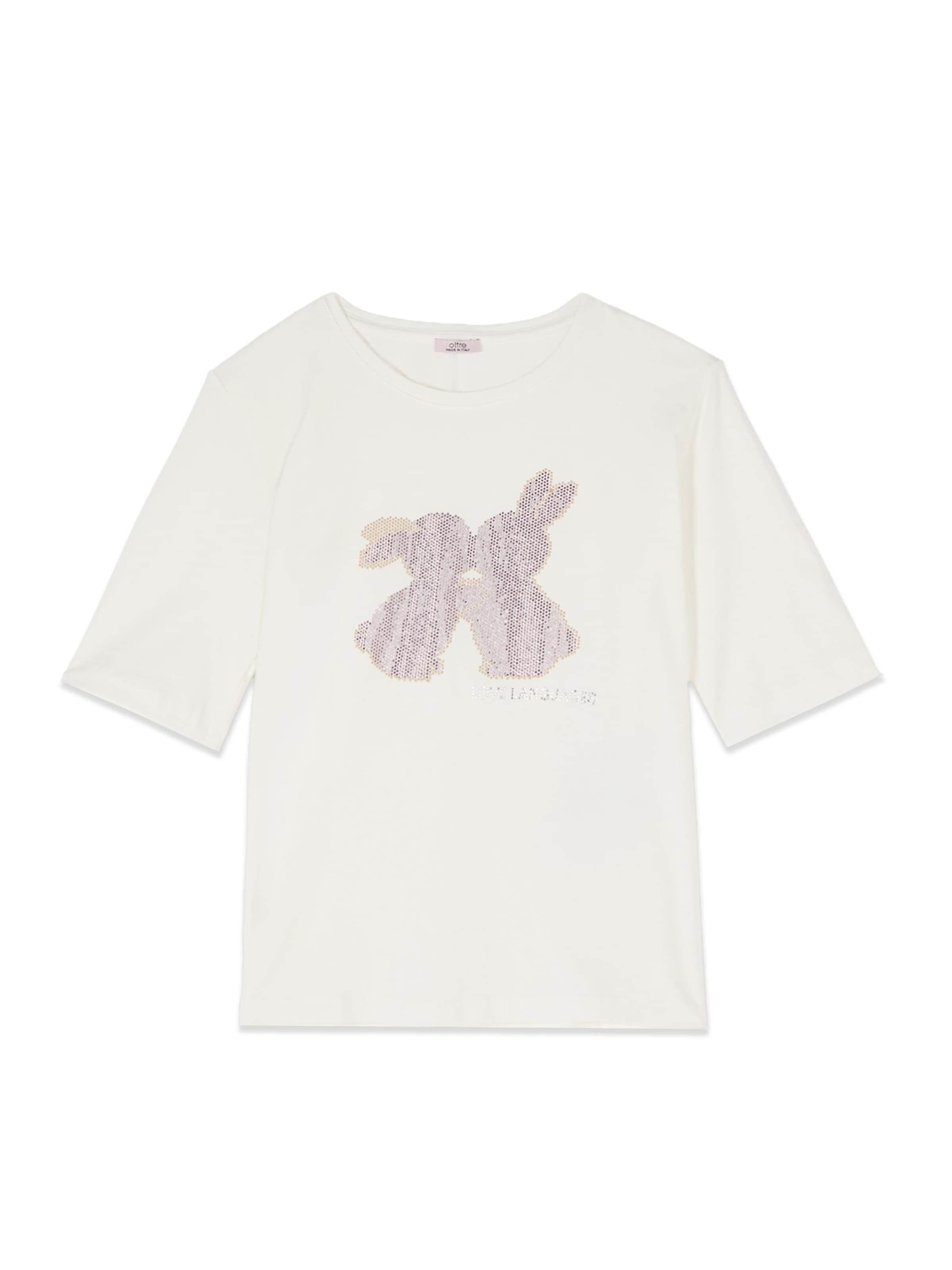 Top di oltre in bianco: frontale