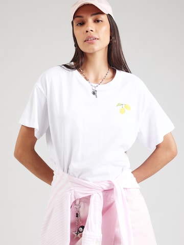 PIECES Shirt 'PCALIFI FASTTRACK' in Wit