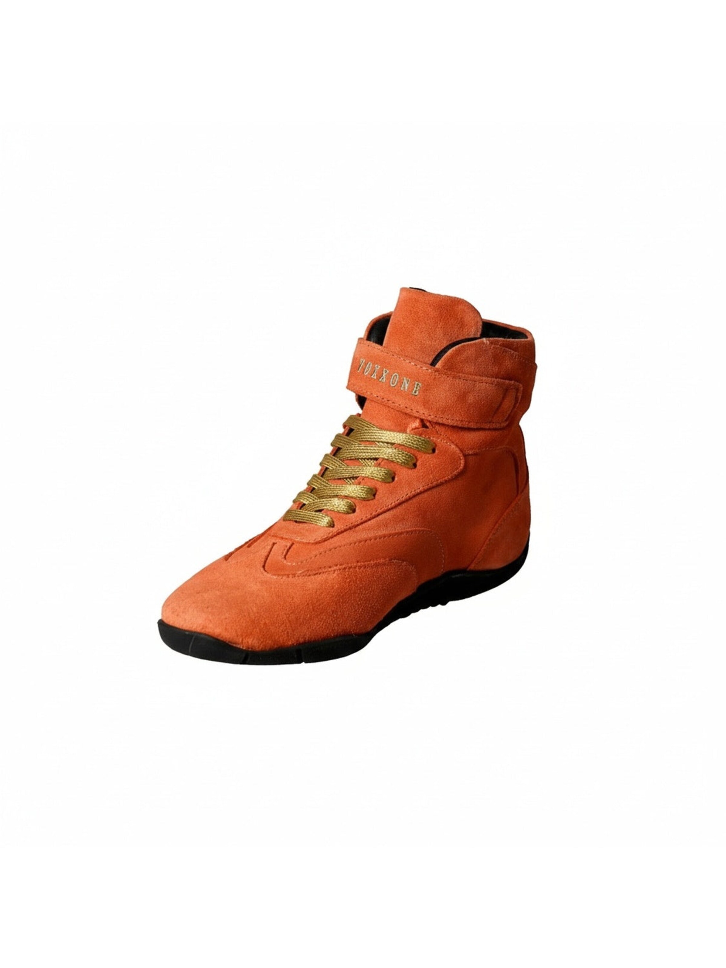 Sneaker alta 'Pat Moss Boots' di Yoxeone in arancione