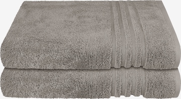 SCHIESSER Shower Towel 'Milano' in Grey: front