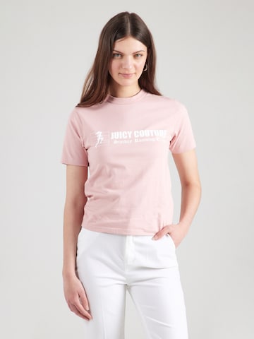 Juicy Couture Футболка 'THE RUNNER' в Лиловый: спереди