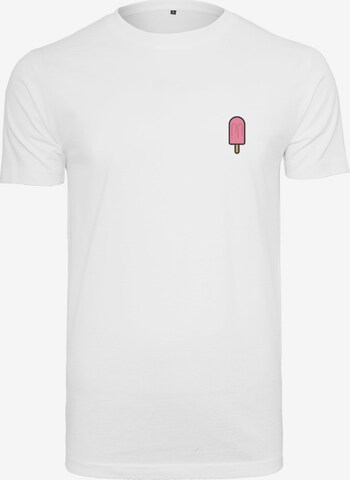 T-Shirt Mister Tee en blanc : devant