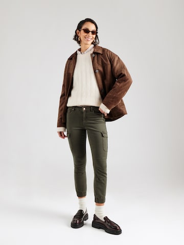 Coupe slim Pantalon cargo 'ONLMissouri' ONLY en vert