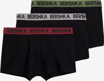 Bershka Boxer shorts in Black: front