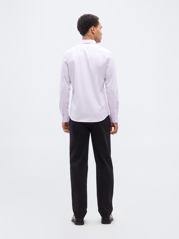 Calvin Klein Slim fit Button Up Shirt in Purple