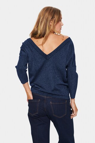 SAINT TROPEZ Pullover 'Kila' in Blau