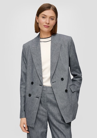 s.Oliver BLACK LABEL Blazer in Grau: predná strana