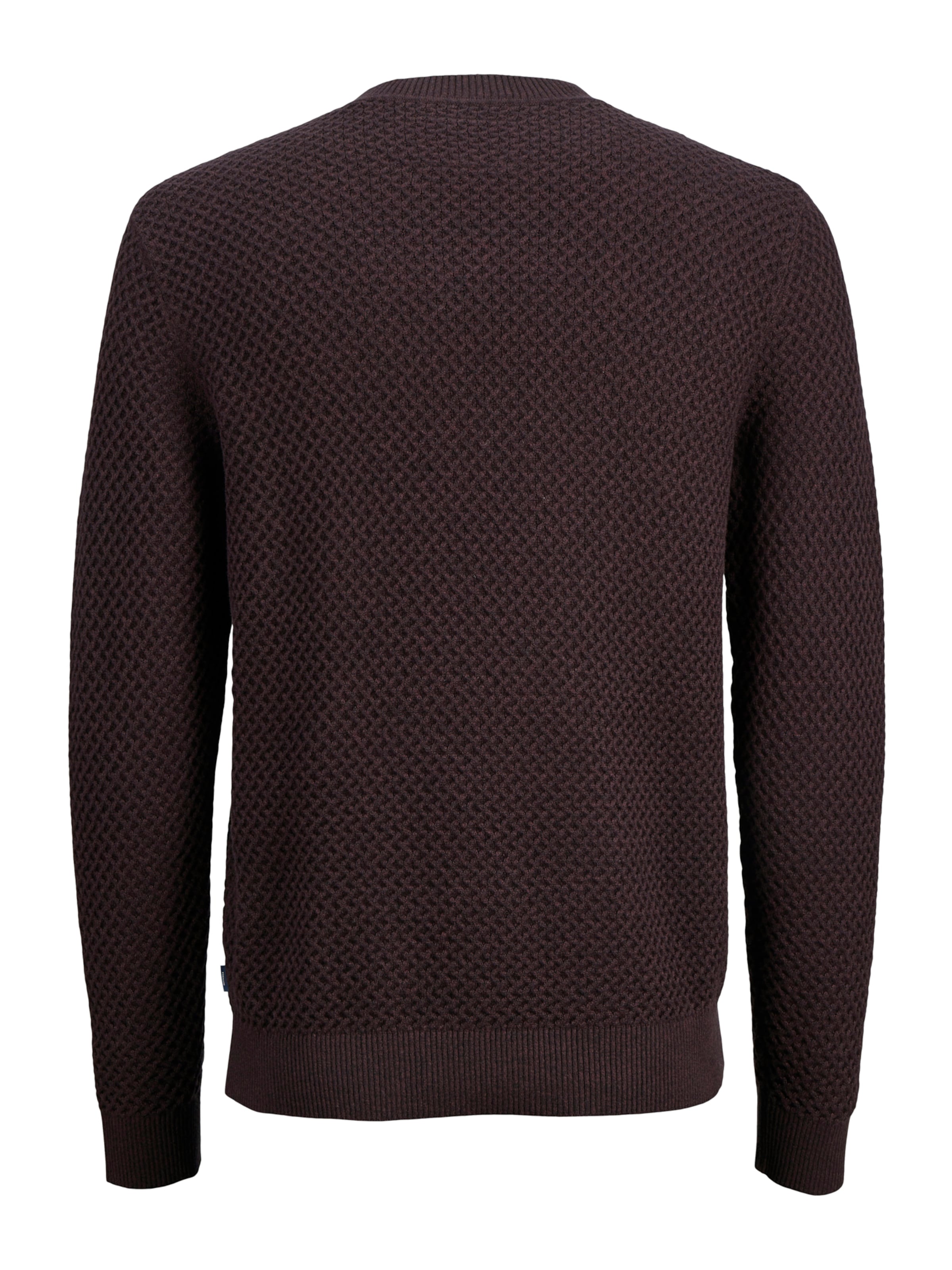 Jack & Jones Plus Sweater 'JPRBLUBARKLEY' in Brown