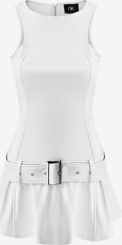 OW Collection Kleid 'Pearl' in Weiß: Vorderseite