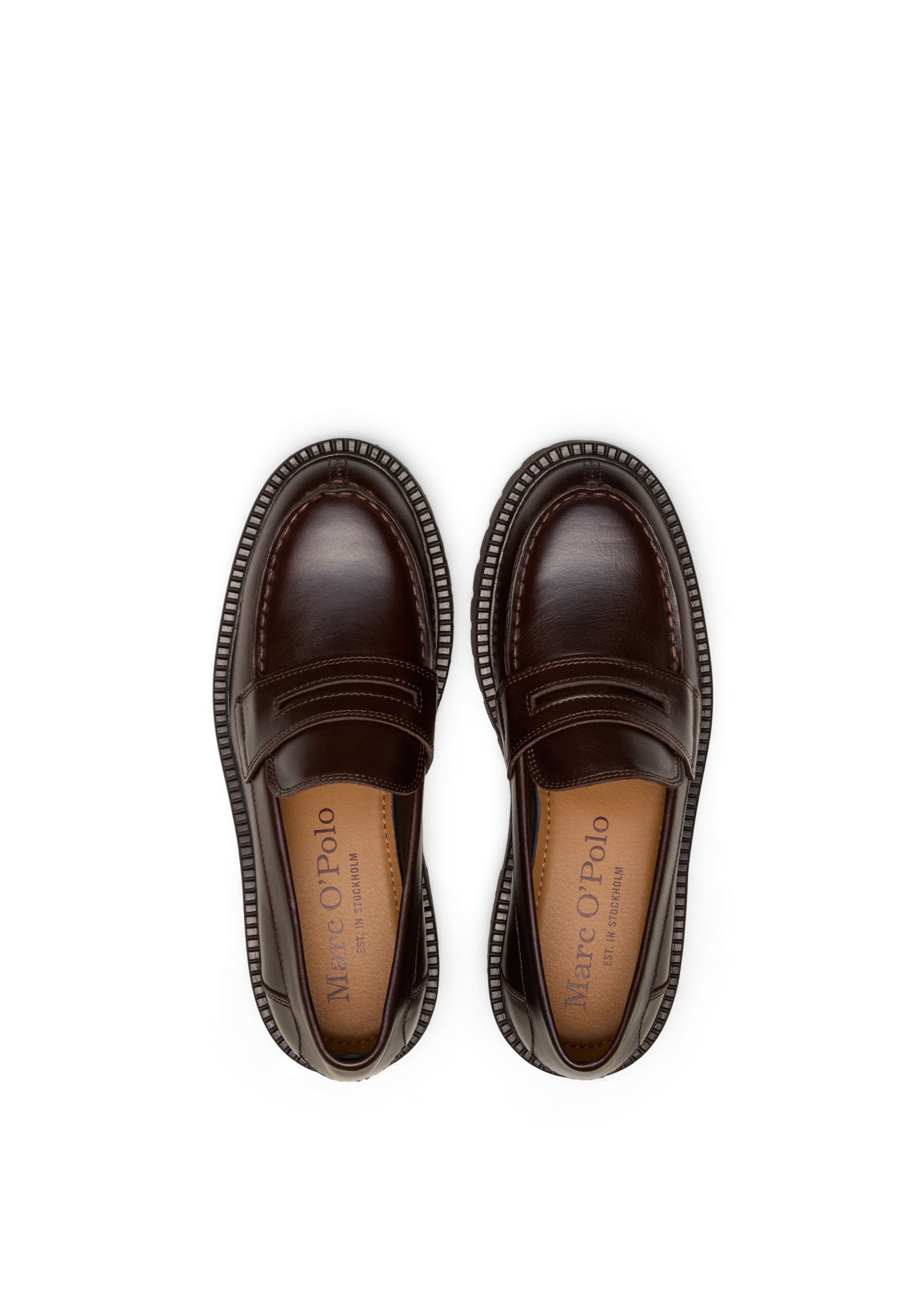 Marc O'Polo Slipper 'Phia' in Braun