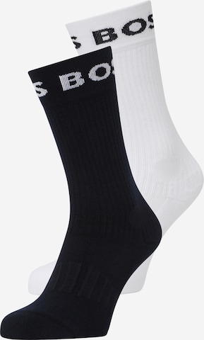 Chaussettes BOSS en bleu : devant