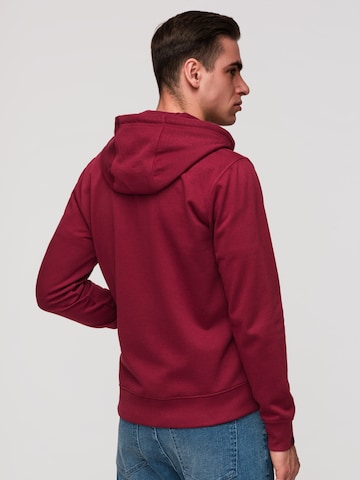 Ombre Sweat jacket in Red