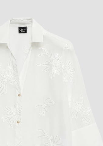 Chemisier s.Oliver BLACK LABEL en blanc