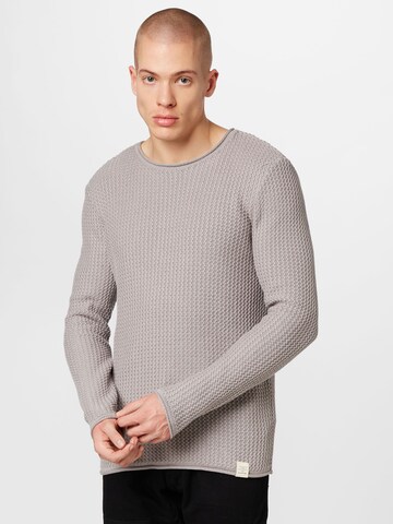 MUSTANG Sweater 'Emil' in Grey: front