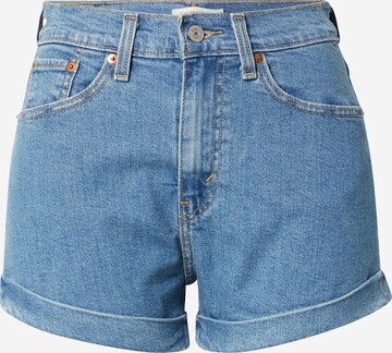 LEVI'S ® Τζιν 'Mom A Line Short' σε μπλε: μπροστά