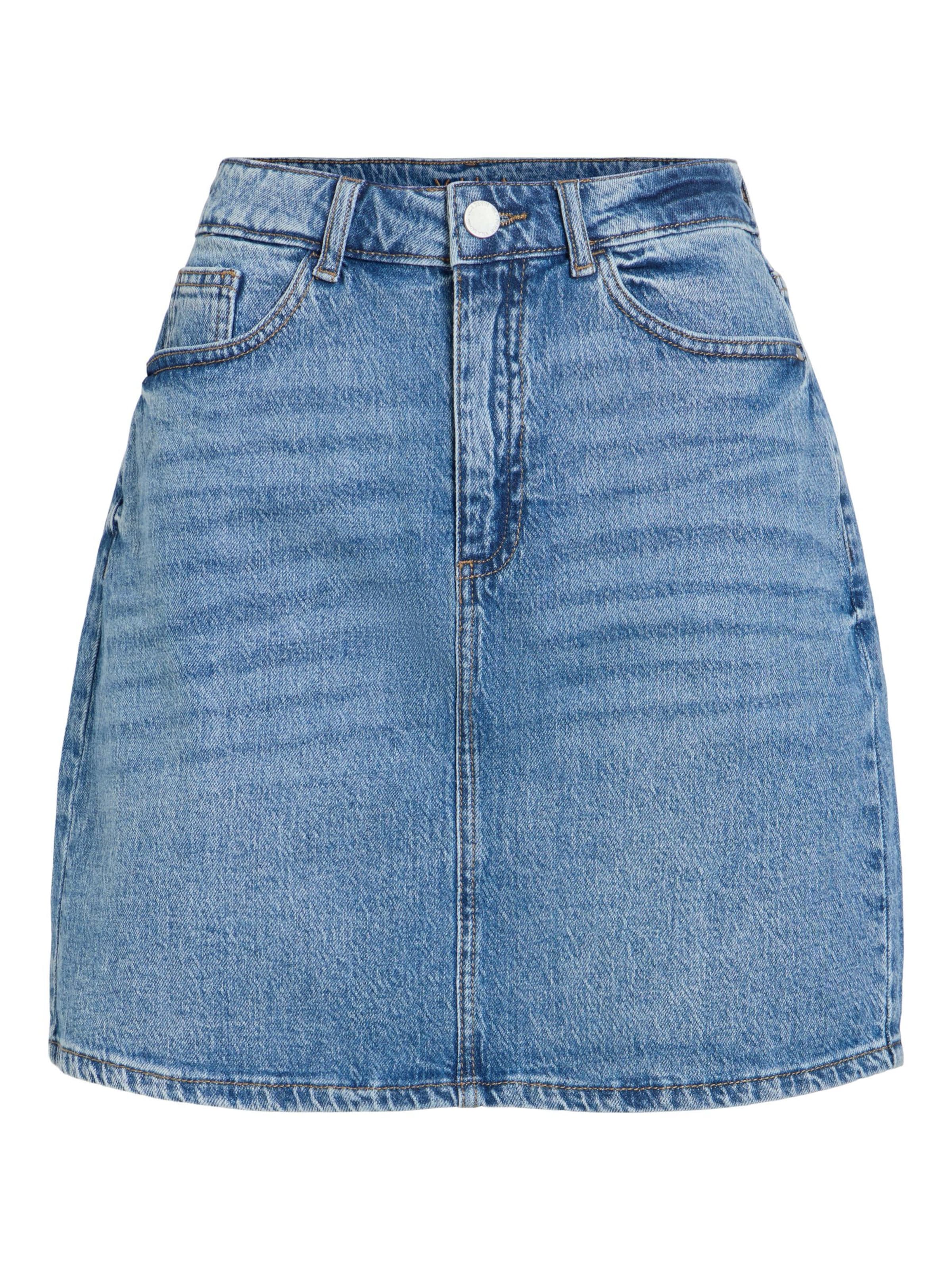 VILA Jupe 'VIKaja' en bleu denim, Vue avec produit