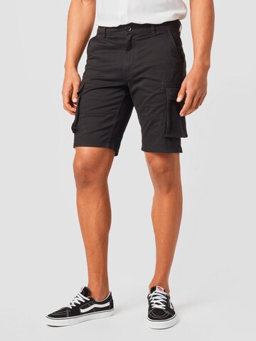 Only & Sons Regular Trousers 'Cam Stage' in Black: front