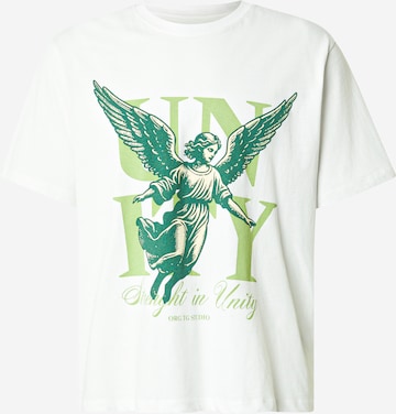 JACK & JONES - Camiseta 'JORWinged Gallery' en blanco: frente