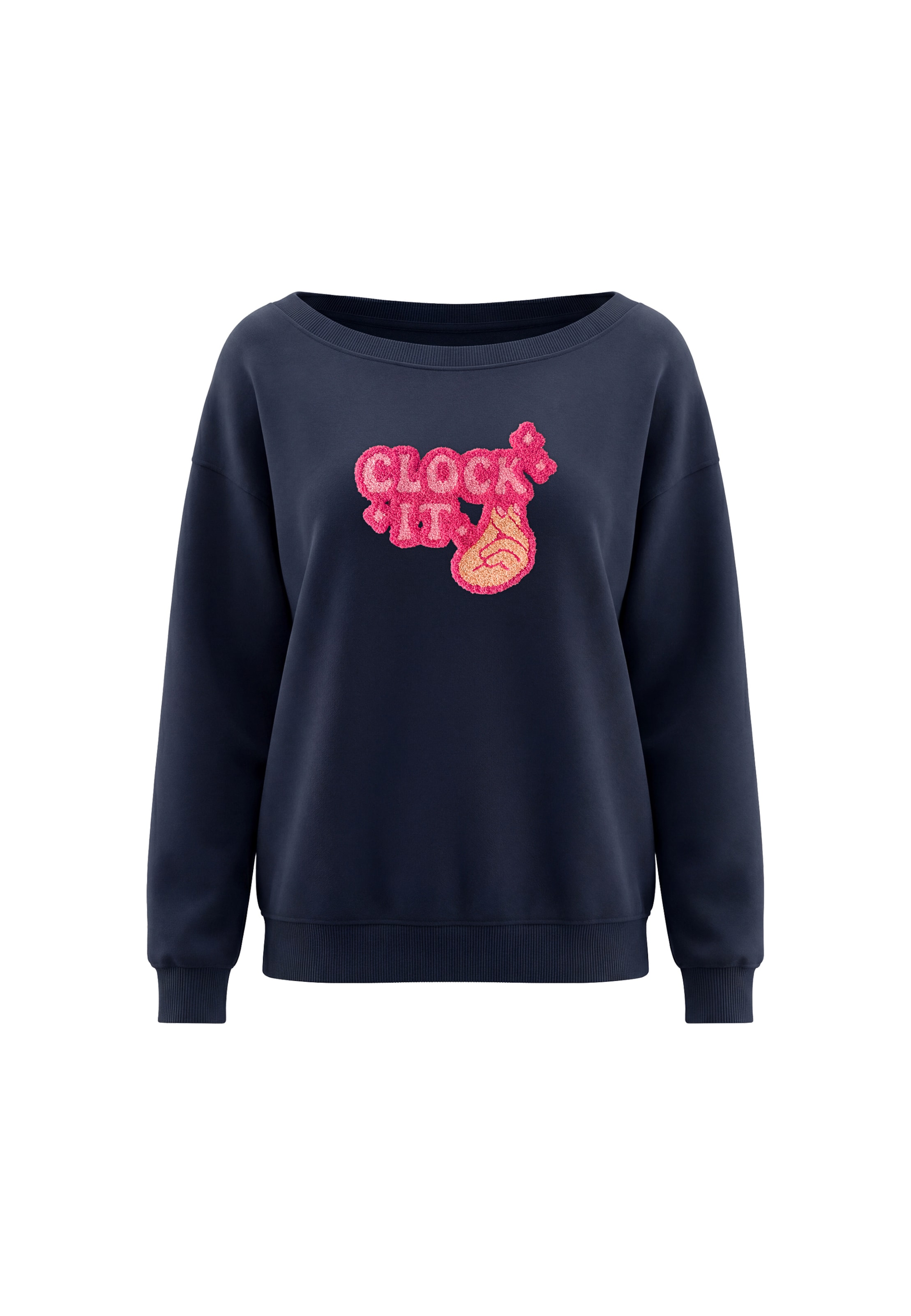 MYMO Sweatshirt in Blauw: voorkant