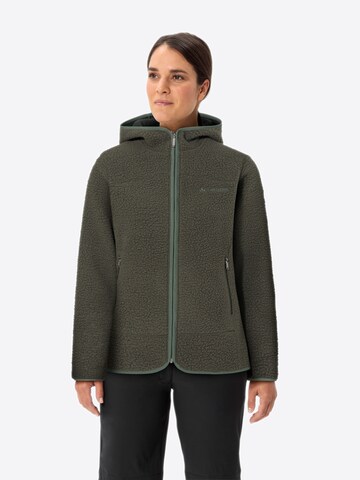 VAUDE Athletic Fleece Jacket 'Hitra' in Green