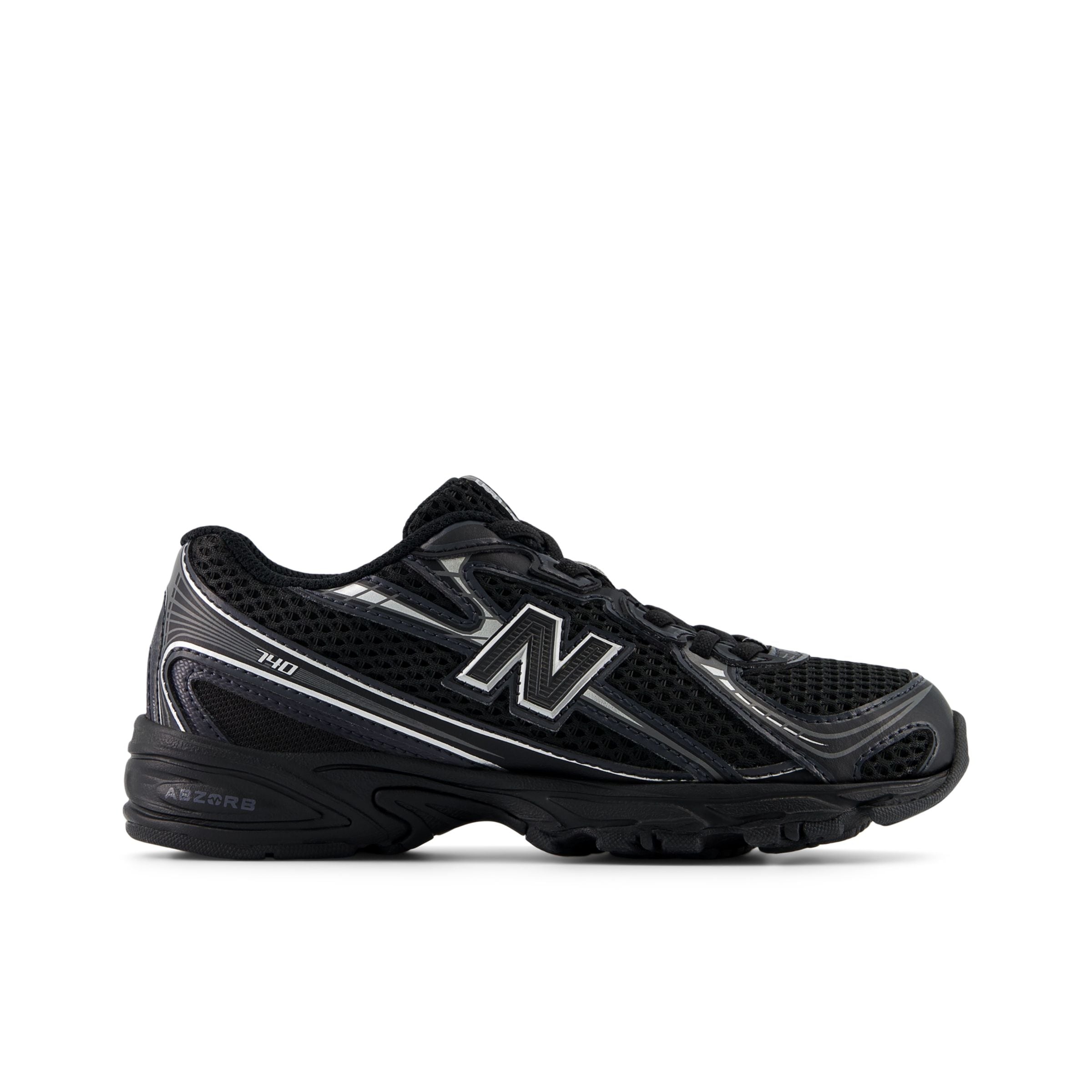 new balance Sneakers '740 BUNGEE LACE' in Zwart