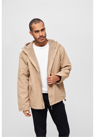 Brandit Between-Season Jacket in Beige: front