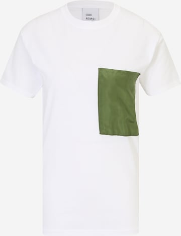 NONOI Studio - Camisa 'Seide Nonoi' em verde: frente