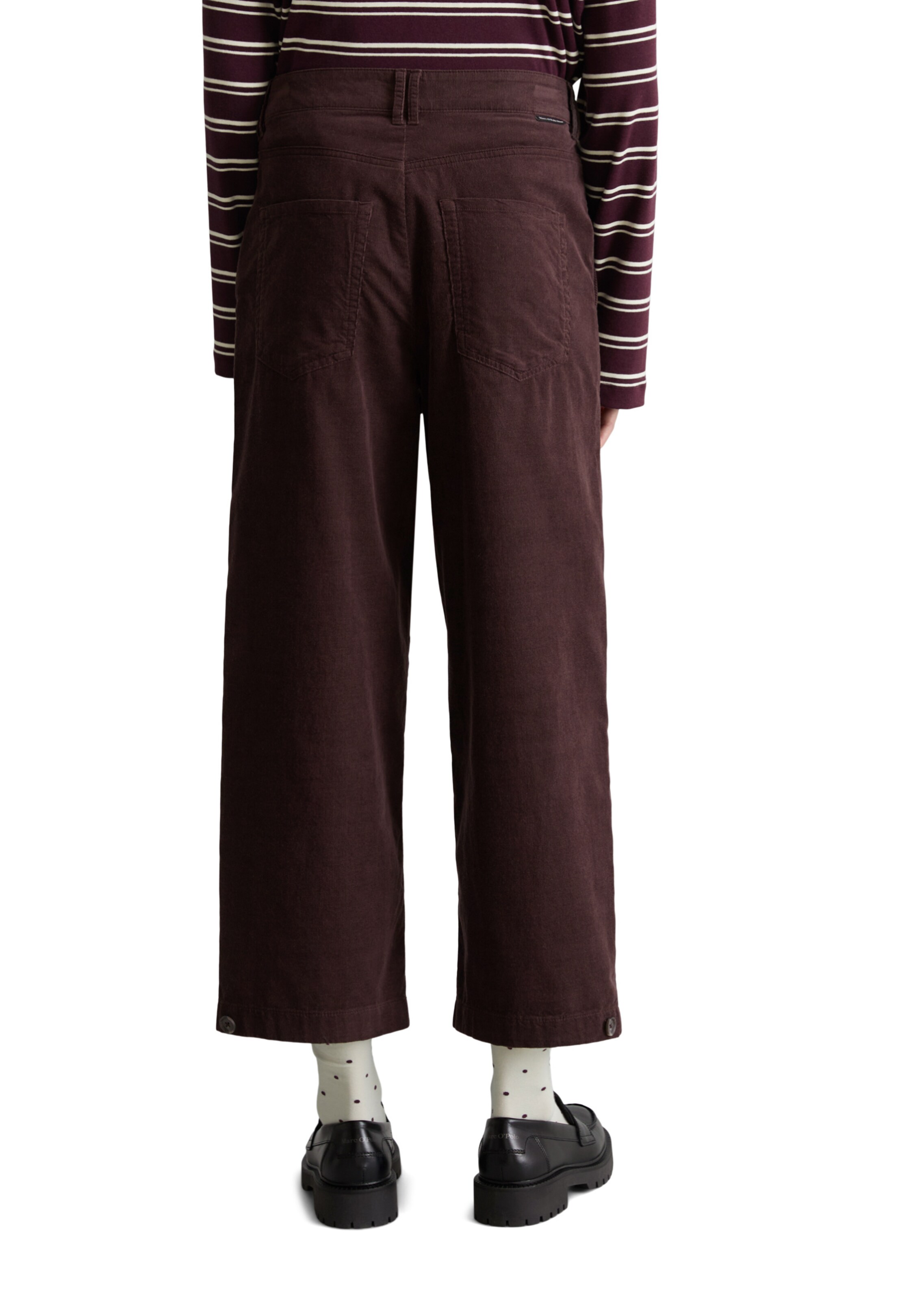 Loosefit Pantalon Marc O'Polo DENIM en marron