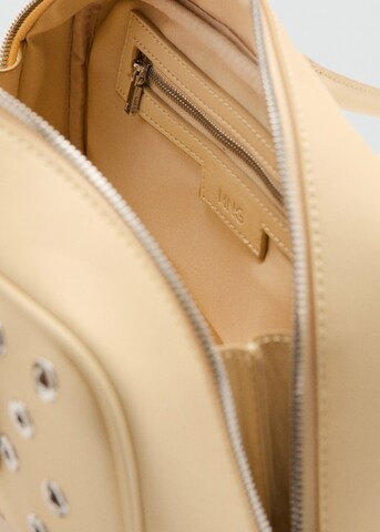 MANGO Shoulder Bag 'Hft Cadiz' in Beige