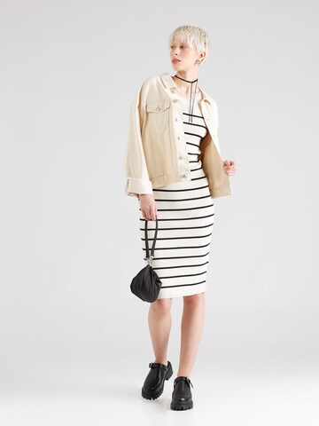 VERO MODA Jurk 'GIZELLE' in Beige