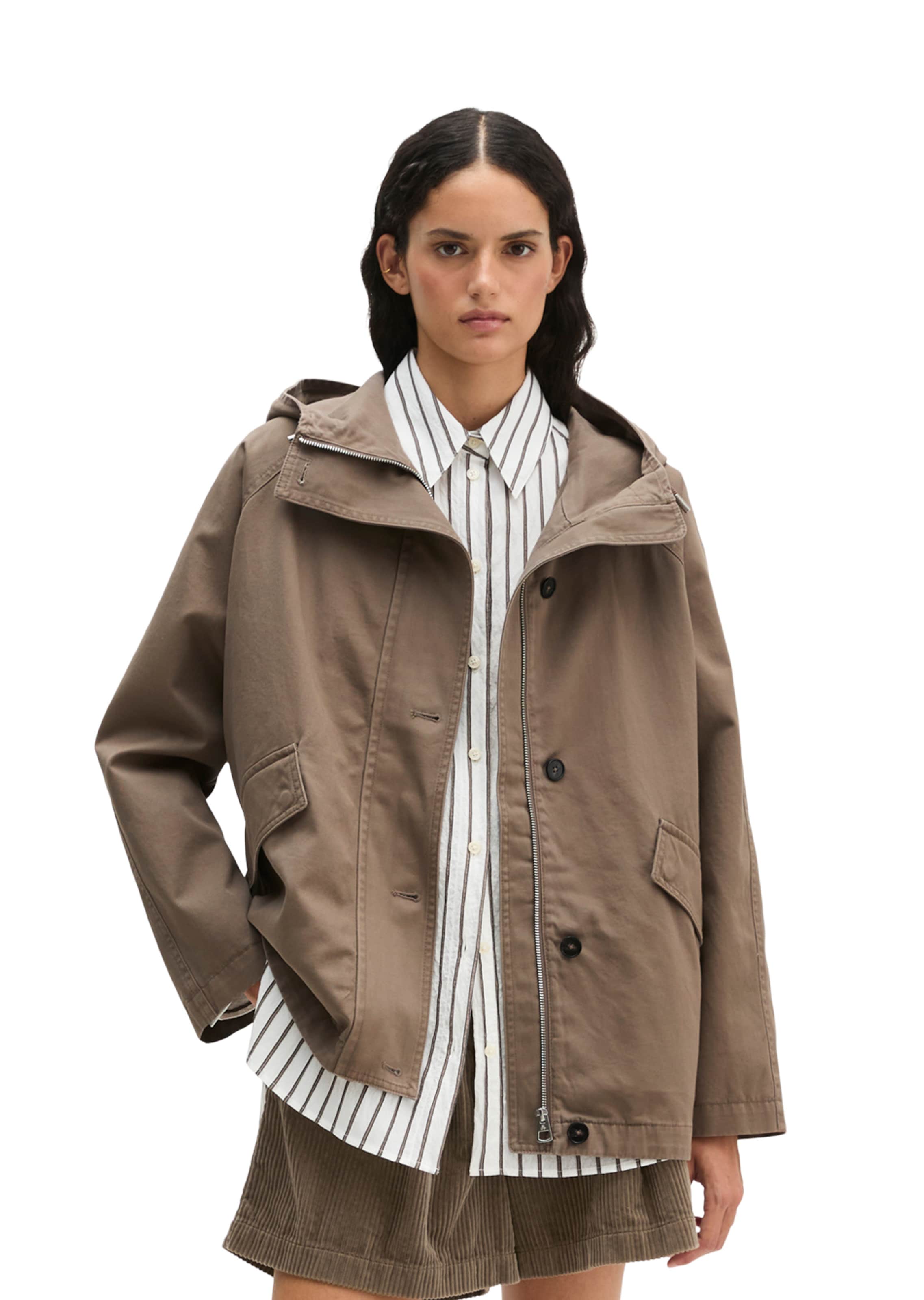 Marc O'Polo Between-season jacket in Brown: front