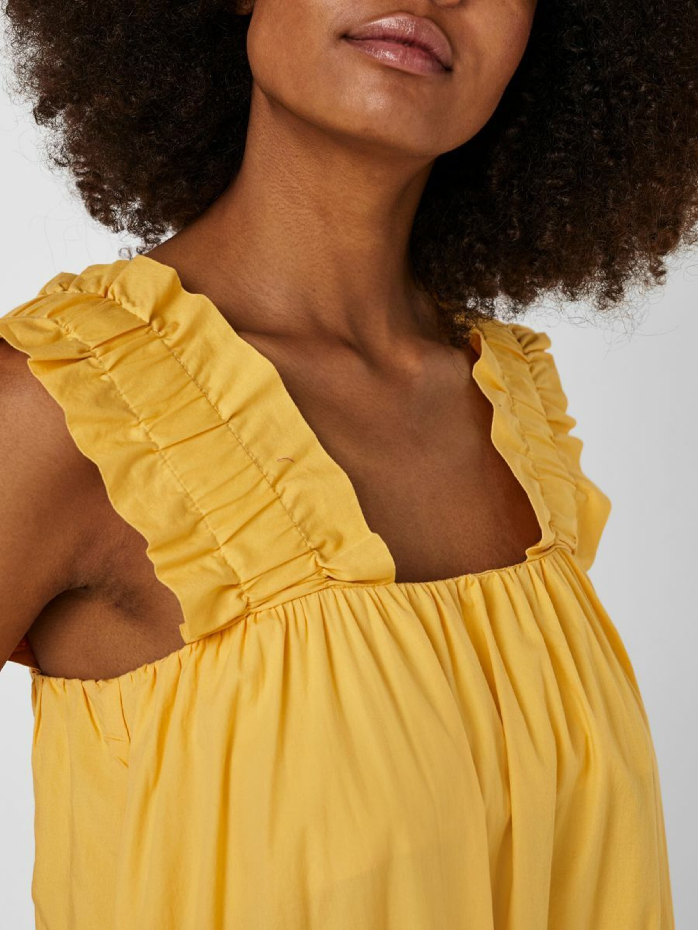 Frauen Kleider VERO MODA Kleid in Goldgelb - WP29244 Frauen Kleider VERO MODA Kleid in Goldgelb - WP29244