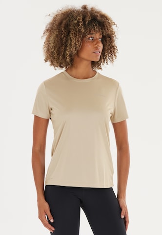 ENDURANCE Performance Shirt 'Keily' in Beige: front