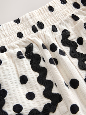 Next Wide Leg Hose in Beige