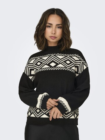 ONLY Sweater 'VICTORIA ' in Black: front